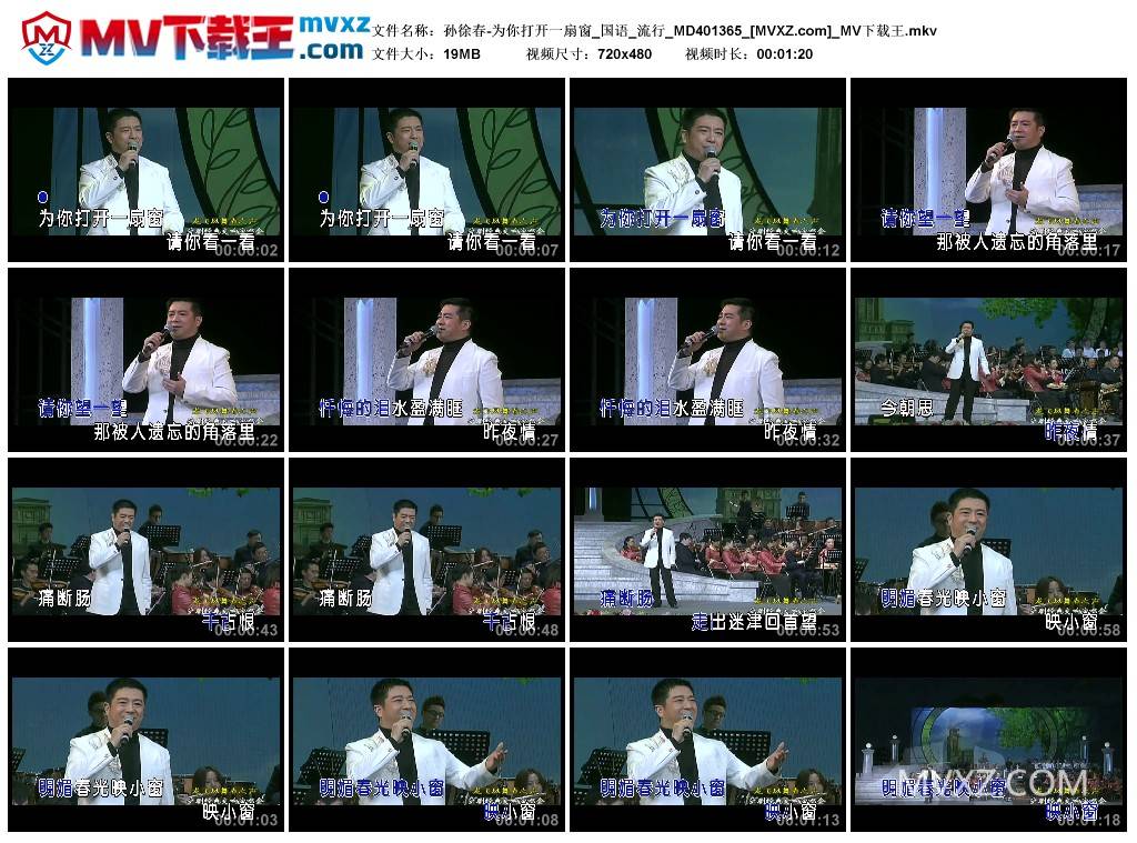孙徐春-为你打开一扇窗_国语_流行_MD401365